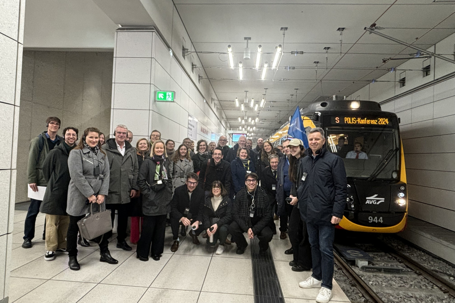 Gruppenbild der Teilnehmenden beim POLIS Technical Visit.